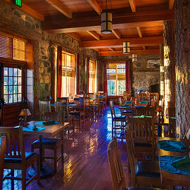 Crater Lake Lodge Dining Room by Scott McGuire