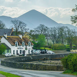 Cronins Sheebeen in the Shadow of Croagh Patrick Mountain by Bill Cannon
