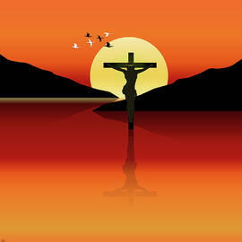 Crucifixion by Robert De Monos