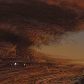 Deep Within The Raging Storm That by Ron Miller