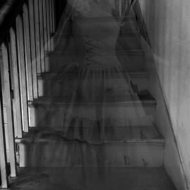 Descending The Stairs - Halloween by Brian Wallace