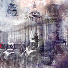 Digital-Art LONDON Composing II by Melanie Viola