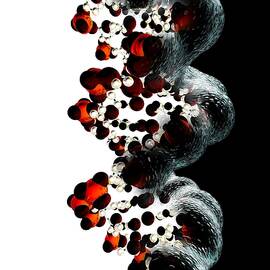 Dna Molecule, Computer Artwork by Science Photo Library