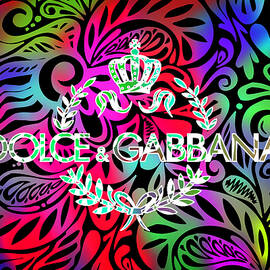 Dolce And Gabbana Multi Color With Abstract Background by Ricky Barnard