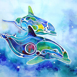 Dolphins Dance by Jo Lynch