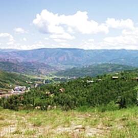 Down The Valley At Snowmass #2 by Jerry Battle