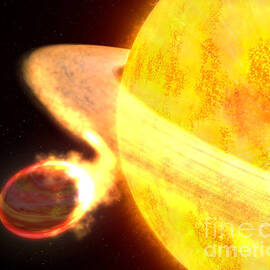 Exoplanet Wasp-12b by Science Source