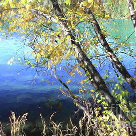 Fall Colors at Lake Annette by Eva Lechner