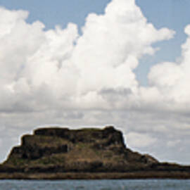 Fidra Lighthouse and Firth of Forth by Elena Perelman