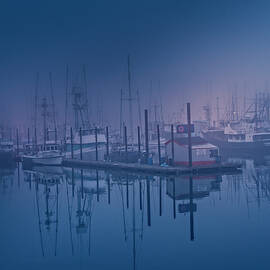 Foggy Bay Front by Bill Posner