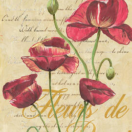 French Pink Poppies by Debbie DeWitt