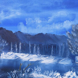 Frosty Mountain River by Meryl Goudey