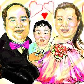 Funny Family In The Love Rhythm by Sukalya Chearanantana