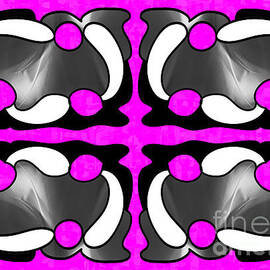 Fuschia Fun Abstract Macro Transformations by Omashte by Omaste Witkowski