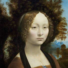 Ginevra de' Benci, from circa 1474-1478 by Leonardo da Vinci