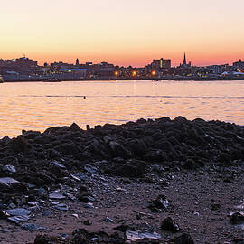 Golden Sunset in Portland Maine by Toby McGuire