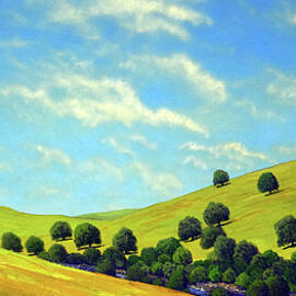 Grassy Hills At Meadow Creek by Frank Wilson