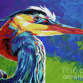 Great Blue Heron by Maria Arango