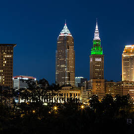 Green and Grey in Cleveland Ohio by Dale Kincaid