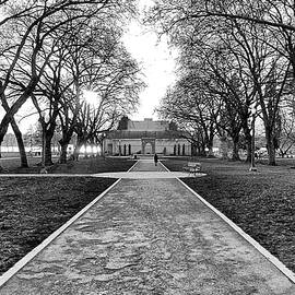 Green Lake Community Center Black and White by Pelo Blanco Photo