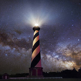 Hatteras Lighthouse and Milky Way