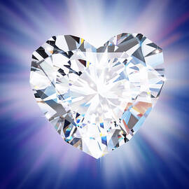 heart diamond by Setsiri Silapasuwanchai