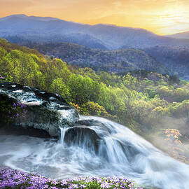 High Mountain Cascades by Debra and Dave Vanderlaan