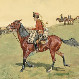 Hussar  Russian Guard Corpse by Frederic Remington