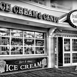 Ice Cream and Candy Shop at The Boardwalk - Jersey Shore by Angie Tirado