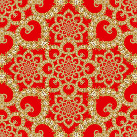 Infinite Lily in red by Deborah Runham