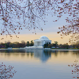 Jefferson Memorial in Spring by Bill Cannon