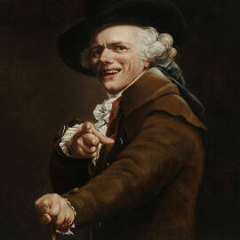 Joseph Ducreux - Guise Of A Mocker Painting  by War Is Hell Store