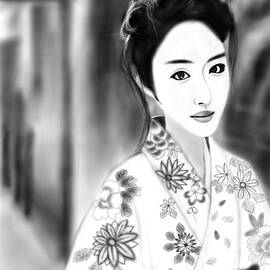 Kimono Girl No.23 by Yoshiyuki Uchida