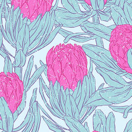 King Protea by Evgenia Chuvardina