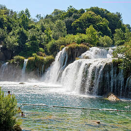 Krka National Park Waterfalls 9 by Sally Weigand