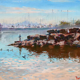Lake Shore Mississauga Toronto  by Ylli Haruni