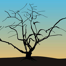 Landscape with Tree by David Gordon