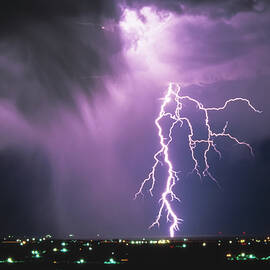 Lightning Storm by Leland D Howard