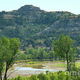 Little Missouri River Badlands Two by Bob Phillips
