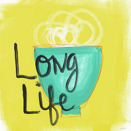 Long Life Noodles- Art by Linda Woods by Linda Woods