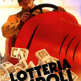 Lotteria Di Tripoli - Lottery - Vintage Italian Advertising Poster