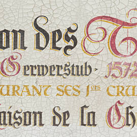 Maison des Tanneurs Crackle Sign by Teresa Mucha
