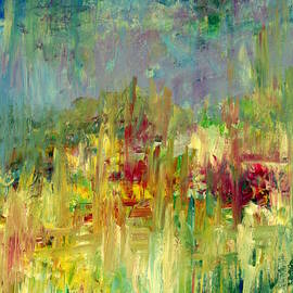 Memories of Grandmothers Flower Garden by Julie Lueders 