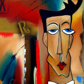 Merger - Abstract Art by Fidostudio by Tom Fedro