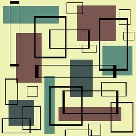 Mid Century Modern Rectangles by Kenny Wright