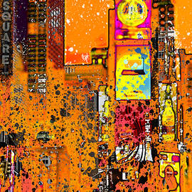 Modern Art NYC Times Square III by Melanie Viola