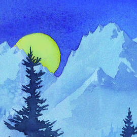 Moon Over Mountain by Teresa Ascone