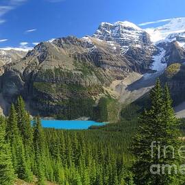Moraine lake valley by Frank Townsley