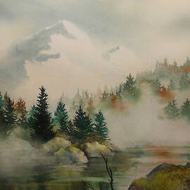 Morning Fog Southeast Alaska by Teresa Ascone