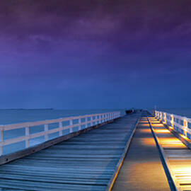 Narracoopa Wharf by Sean Davey